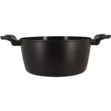 Faitout - MENASTYL - 6020647 - En alumimium forgé - 24 cm - Noir - Tous feux dont induction