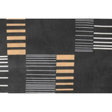 Parure de lit - 1 housse de couette 220x240 cm + 2 taies d'oreiller 60x60 cm - 65% coton, 35% polyester - Anthracite