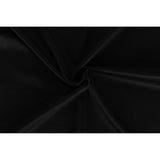 Parure de lit - 1 housse de couette 220 x 240 cm + 2 taies d'oreiller 60 x 60 cm - Satiné 100% coton - Noir