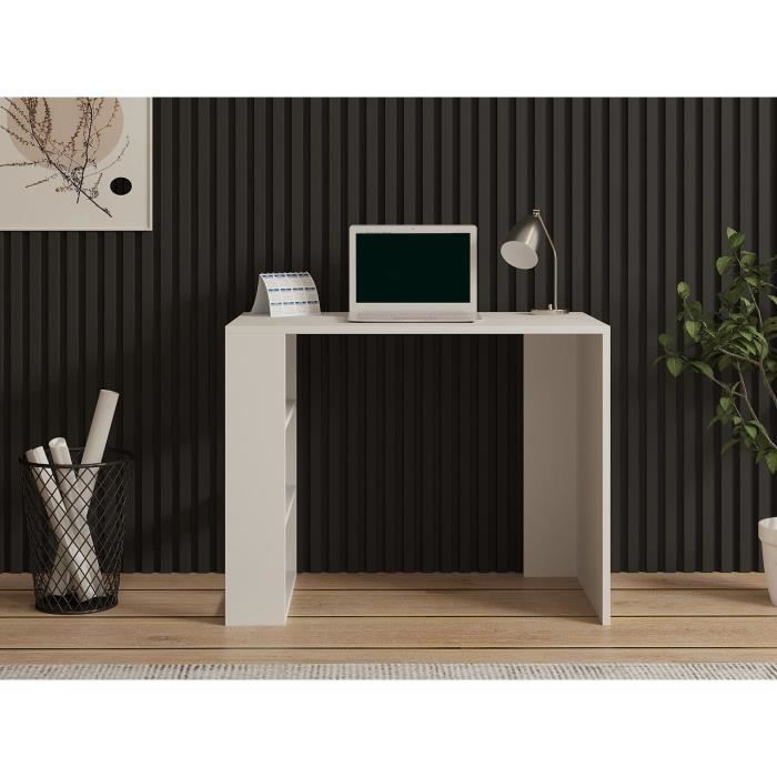 Bureau d'étude scandinave - COOL - Blanc - 90 x 70 x 50 cm