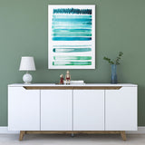 Buffet - GD102 - 4 portes - 180 x 79 x 45 cm - Blanc / Noyer