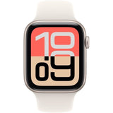 Apple Watch SE 3 GPS + Cellular - 44mm - Boîtier Starlight Aluminium  - Bracelet Starlight Sport Band - S/M