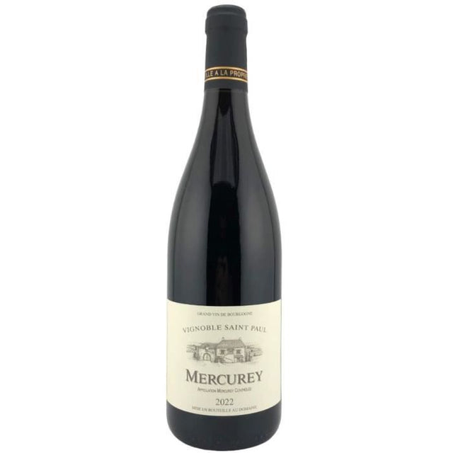 Vignoble Saint Paul 2022 Mercurey - Vin rouge de Bourgogne