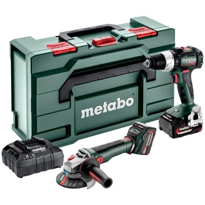 Machines sans fil Set - METABO - Combo Set 2.9.4 18 V - MetaBOX 165 L