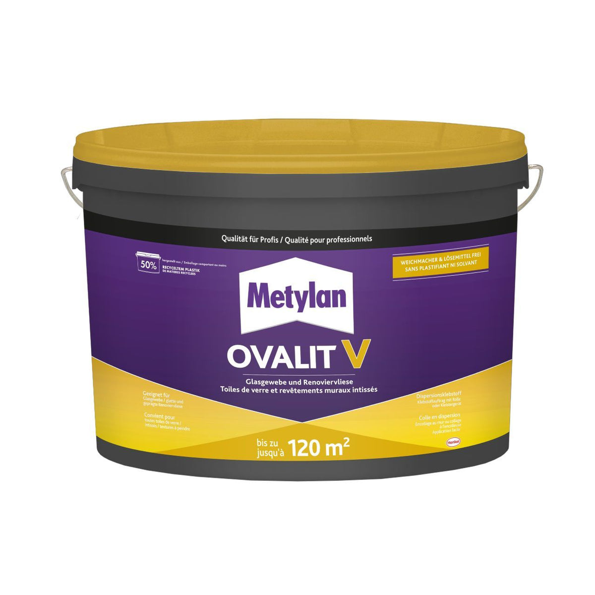 Colle pâte revetements muraux - METYLAN - Ovalit V - Pret a l'emploi - 18 kg