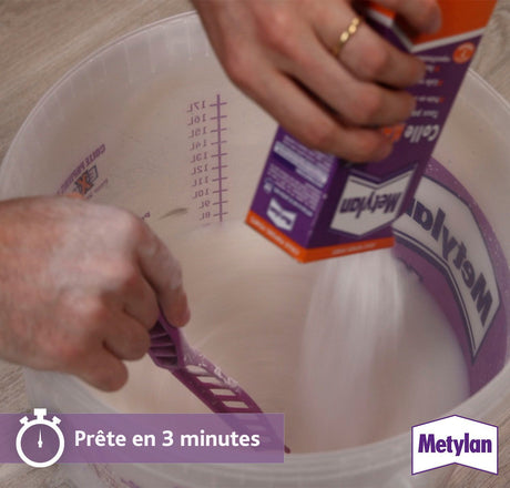 Colle pour tous papiers peints - METYLAN - Max - Paquet de 200g