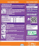 Colle pour tous papiers peints - METYLAN - Max - Paquet de 200g