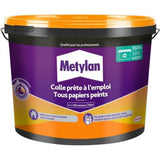 Colle - METYLAN - 2977192 - Pret a l'Emploi - Tous Papiers Peints - Seau - 2,25kg