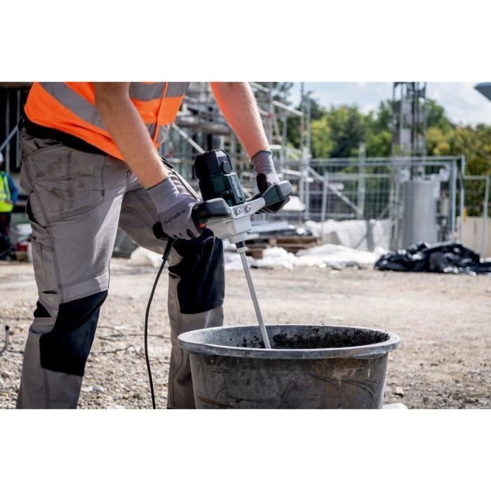 Malaxeur - METABO - RWE 1200 - Agitateur RS-R2 - Rallonge 200 mm - Clé plate