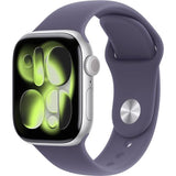 Apple Watch Series 11 GPS - 42mm - Boîtier Silver Aluminium  - Bracelet Purple Fog Sport Band - S/M