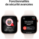 Apple Watch Series 11 GPS - 46mm - Boîtier Rose Gold Aluminium  - Bracelet Light Blush Sport Band - M/L