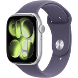 Apple Watch Series 11 GPS - 46mm - Boîtier Silver Aluminium  - Bracelet Purple Fog Sport Band - M/L