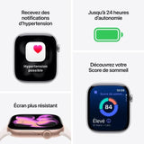 Apple Watch Series 11 GPS - 46mm - Boîtier Silver Aluminium  - Bracelet Purple Fog Sport Band - M/L