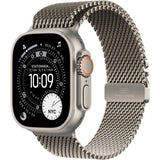 Apple Watch Ultra 3 GPS + Cellular - 49mm - Boîtier Natural Titanium  - Bracelet Natural Titanium Milanese Loop - Medium
