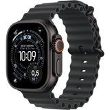 Apple Watch Ultra 3 GPS + Cellular - 49mm - Boîtier Black Titanium  - Bracelet Black OceanBand