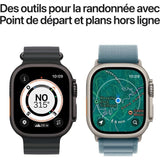 Apple Watch Ultra 3 GPS + Cellular - 49mm - Boîtier Black Titanium  - Bracelet Black OceanBand