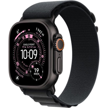 Apple Watch Ultra 3 GPS + Cellular - 49mm - Boîtier Black Titanium  - Bracelet Black Alpine Loop - Large
