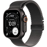 Apple Watch Ultra 3 GPS + Cellular - 49mm - Boîtier Black Titanium  - Bracelet Black Titanium Milanese Loop - Medium