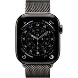 Apple Watch Series 11 GPS + Cellular - 42mm - Boîtier Slate Titanium  - Bracelet Slate Milanese Loop