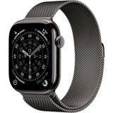 Apple Watch Series 11 GPS + Cellular - 46mm - Boîtier Slate Titanium  - Bracelet Slate Milanese Loop - S/M
