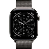 Apple Watch Series 11 GPS + Cellular - 46mm - Boîtier Slate Titanium  - Bracelet Slate Milanese Loop - M/L