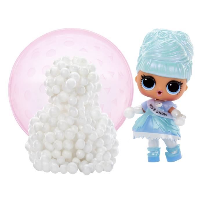 Poupée a collectionner - MGA - Winter Snow Tot - 7,5 cm - Surprise de neige magique - 7 accessoires