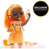 Rainbow High S23 Fashion Doll - PoupÈe 27 cm Michelle St Charles (Orange Fluo) - 1 tenue, 1 paire de chaussures et des accessoires