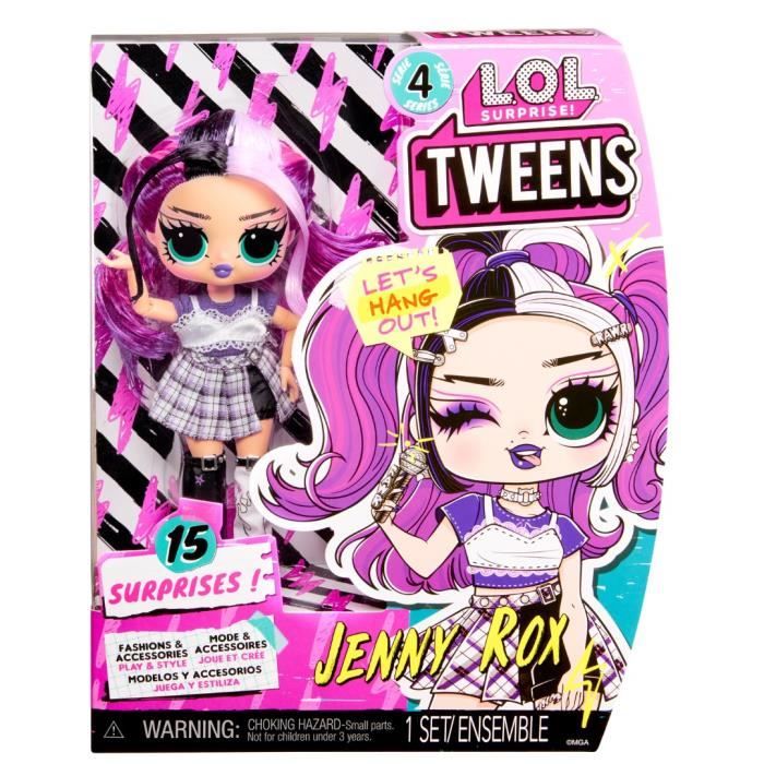 L.O.L. Surprise Tweens S4 Doll - PoupÈe Jenny Rox 17cm - Accessoires surprises