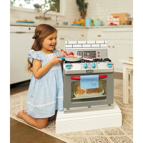 Little Tikes - Mon Premier Four Electronique - Interactif & Réaliste avec Sons - Appareil Ménager de Simulation pour Enfants