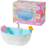 BABY BORN - Baignoire pour poupée - Effets lumineux et sonores - Canard de bain amovible - Des 3 ans et plus