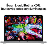 Apple - 14,2 MacBook Pro M5 Pro (2026) - RAM 24Go - Stockage 2To - CPU 18 coeurs - GPU 20 coeurs - Argent
