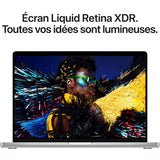 Apple - 16,2" MacBook Pro M5 Max (2026) - RAM 36Go - Stockage 2To - CPU 18 curs - GPU 32 curs - Argent