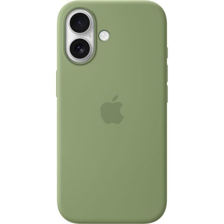 APPLE iPhone 17 - Coque en silicone avec MagSafe - Light Moss