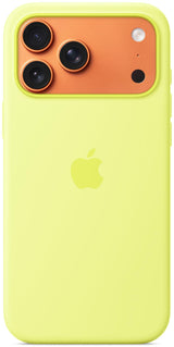 APPLE iPhone 17 Pro Max - Coque en silicone avec MagSafe - Neon Yellow