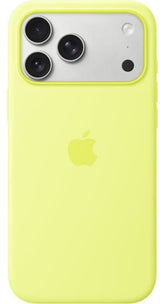 APPLE iPhone 17 Pro Max - Coque en silicone avec MagSafe - Neon Yellow