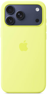 APPLE iPhone 17 Pro Max - Coque en silicone avec MagSafe - Neon Yellow