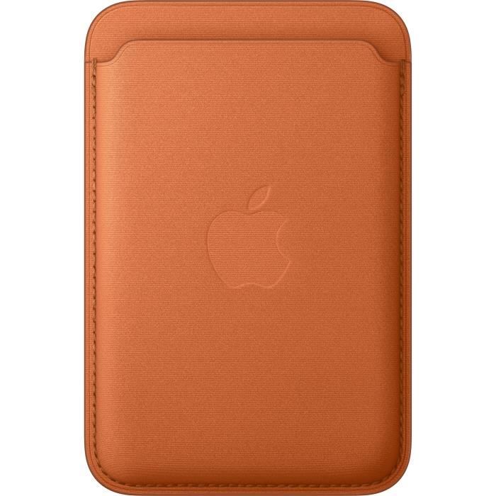 APPLE iPhone - Portefeuille a tissage fin avec MagSafe - Fox Orange