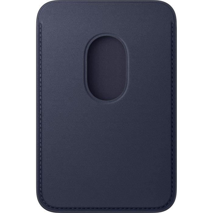 APPLE iPhone - Portefeuille a tissage fin avec MagSafe - Navy