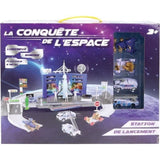 Station lancement navette espace - MGM - 3 véhicules métal - Stickers offerts