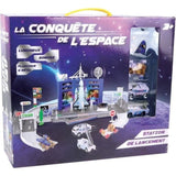 Station lancement navette espace - MGM - 3 véhicules métal - Stickers offerts