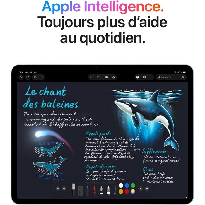 Apple - iPad Air M4 (2026) - 11" - Wi-Fi - 256Go - Space Grey