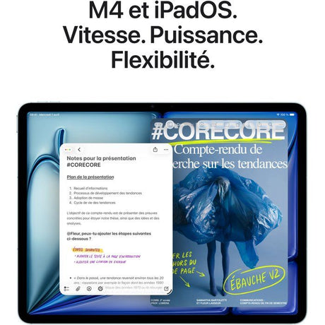 Apple - iPad Air M4 (2026) - 13 - Wi-Fi + Cellular - 128Go - Starlight