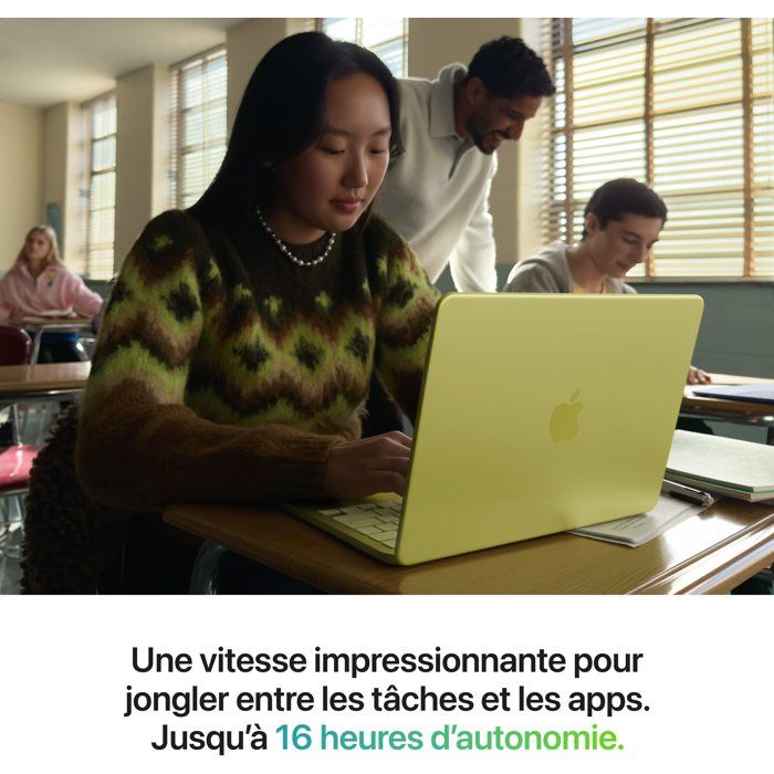 Apple - 13" MacBook Neo A18 Pro - RAM  8Go - Stockage 256Go - Indigo