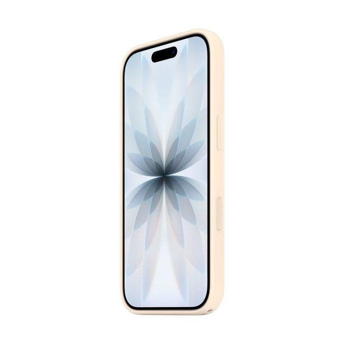 APPLE iPhone 17 - Coque en silicone avec MagSafe - Vanille