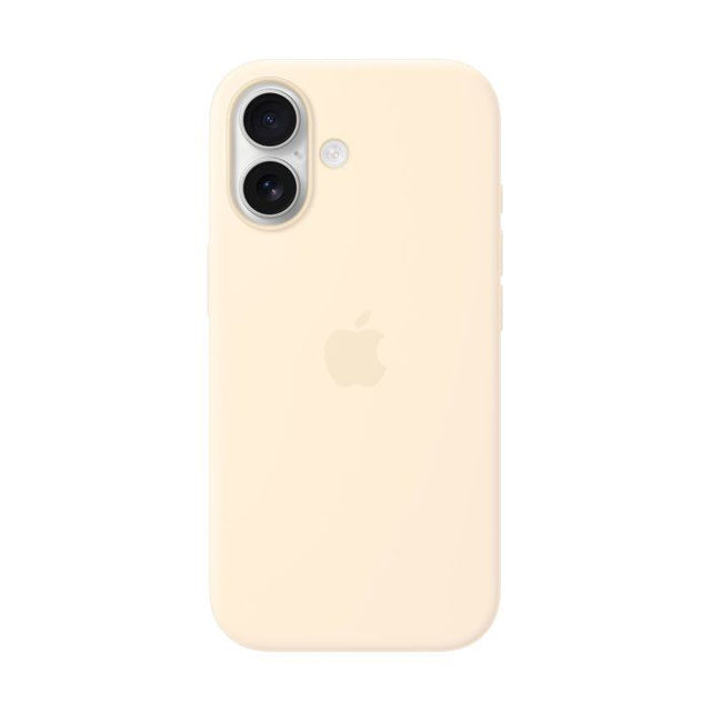 APPLE iPhone 17 - Coque en silicone avec MagSafe - Vanille