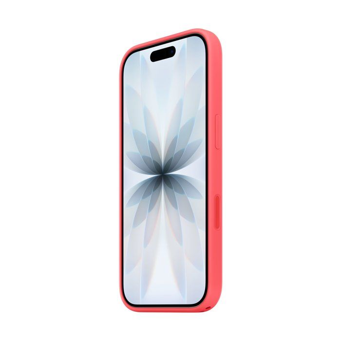 APPLE iPhone 17 - Coque en silicone avec MagSafe - Goyave éclatante