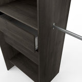 Kit dressing extensible - L192 x P50 x H205 cm - Décor Chene Waterford - MIAMI