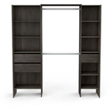 Kit dressing extensible - L192 x P50 x H205 cm - Décor Chene Waterford - MIAMI