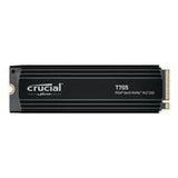 SSD Interne Gaming avec Dissipateur Premium - CRUCIAL - T705 SSD 1To PCIe Gen5 NVMe M.2