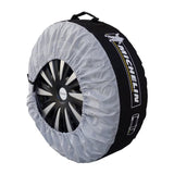 Lot de 4 Housses de rangement les roues ou les pneus taille universelle - MICHELIN - 15''a 19'' - En nylon avec poignée renforcée.